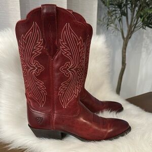 Ariat Women's Red Heeled Western Boots